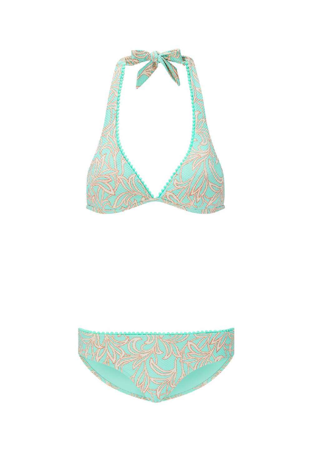 BIKINIS Pompom Padded Triangel Bikini