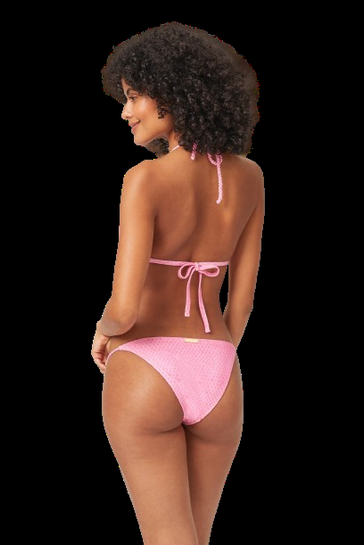 BIKINIS Ring Padded Triangel Bikini Pink