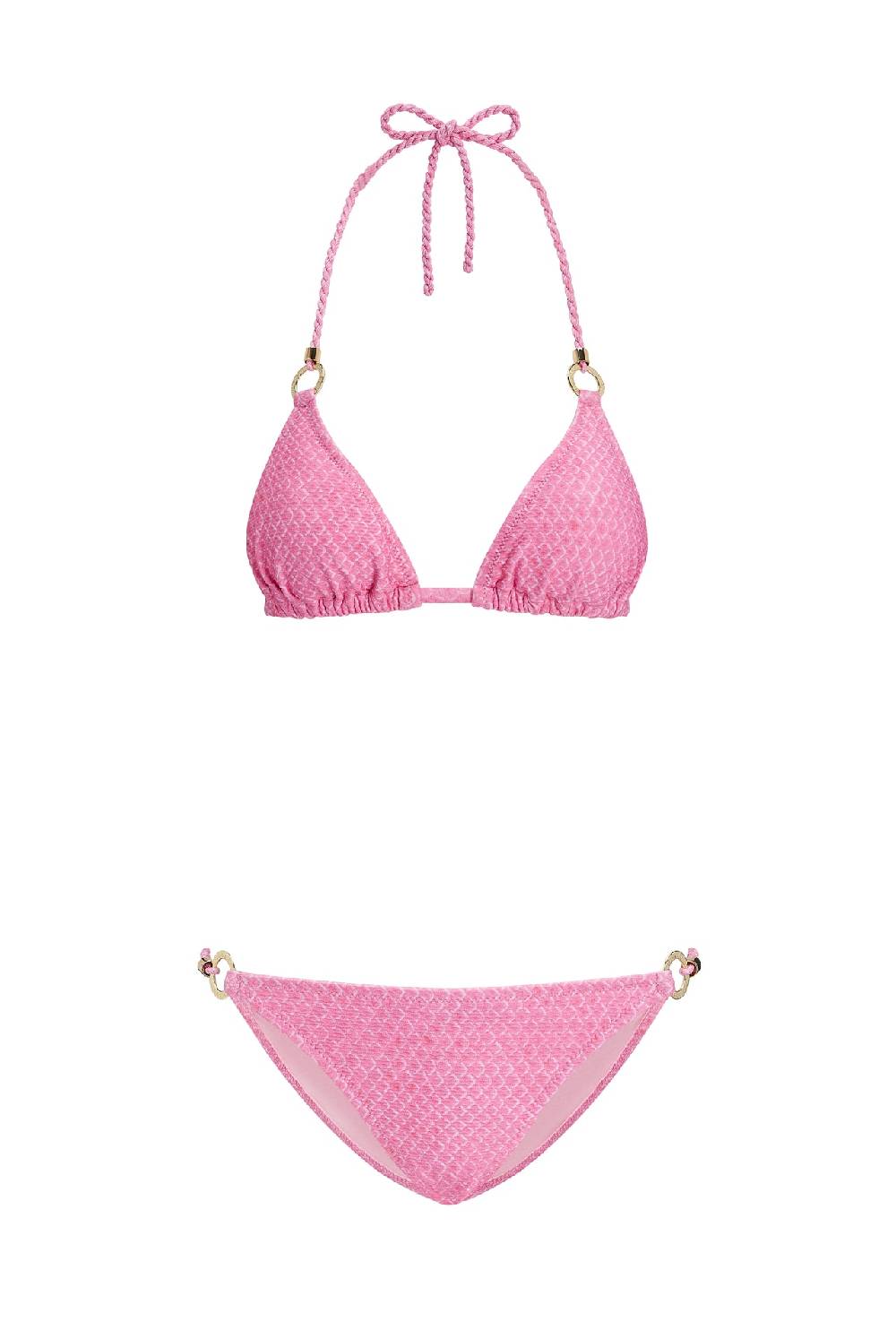 BIKINIS Ring Padded Triangel Bikini Pink
