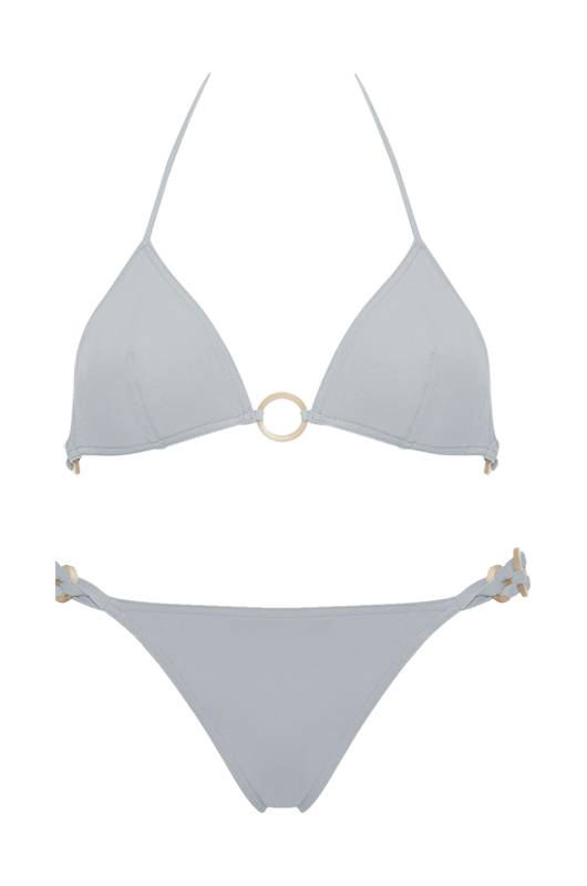 BIKINIS Taiga & Savane Triangel Bikini Sable Gris