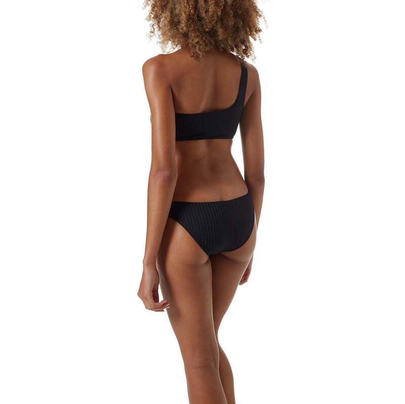 BIKINIS Toulouse Padded Bikini Black Ribbed
