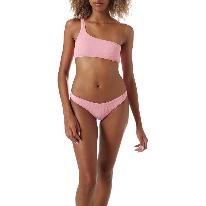 BIKINIS Toulouse Padded Bikini Blush Ribbed