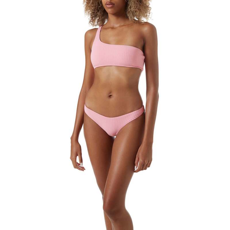 BIKINIS Toulouse Padded Bikini Blush Ribbed