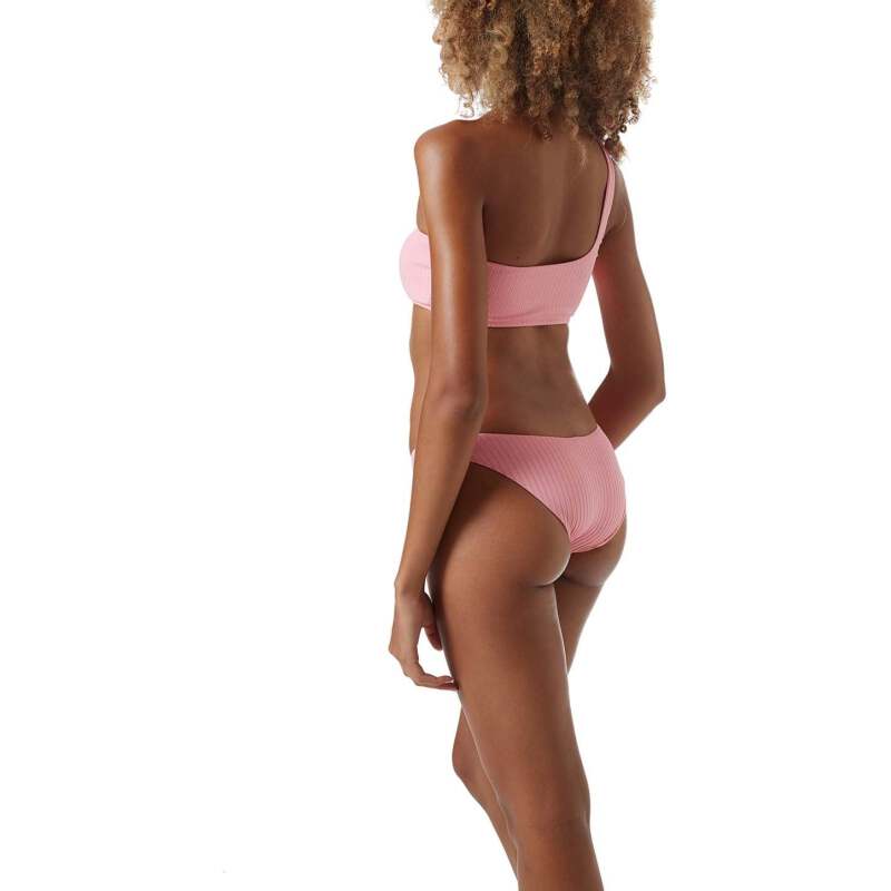 BIKINIS Toulouse Padded Bikini Blush Ribbed