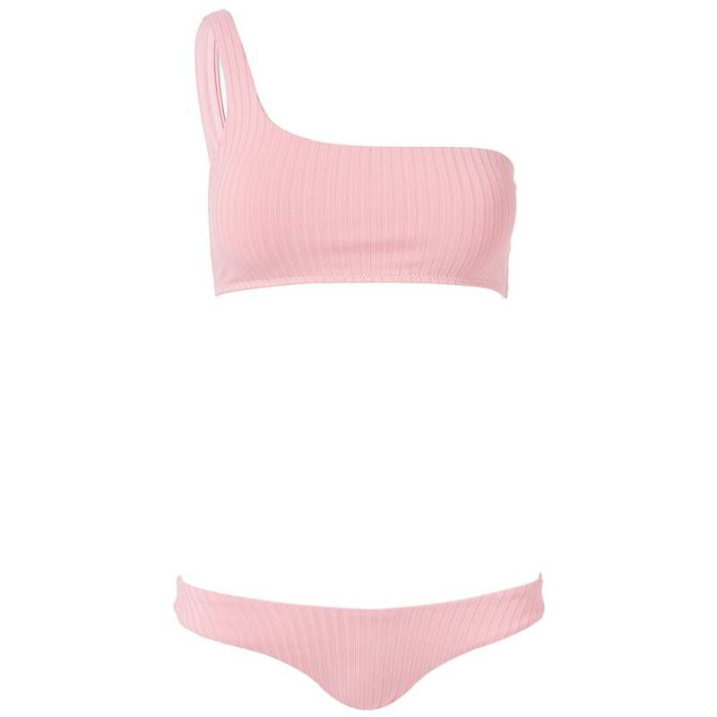 BIKINIS Toulouse Padded Bikini Blush Ribbed