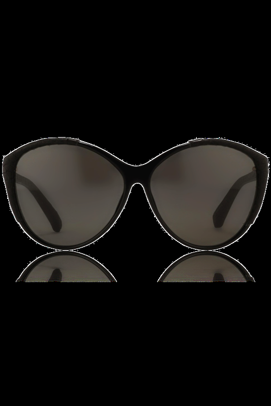 ACCESSOIRES Cat Eye Sonnenbrille LFL 332 Black/ Matt Black Snake/ Grey Lens