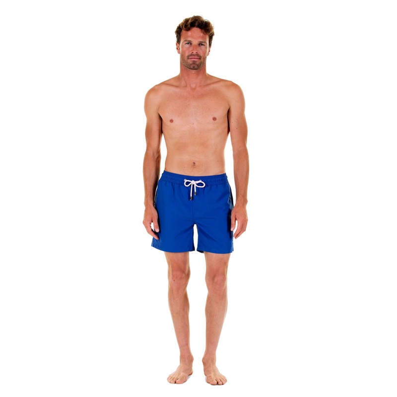 HERREN Badehose In Regatta-blau
