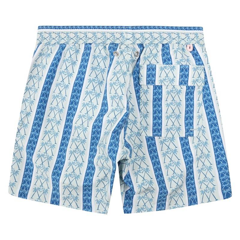 HERREN Badehose Mit Streifen In Blau