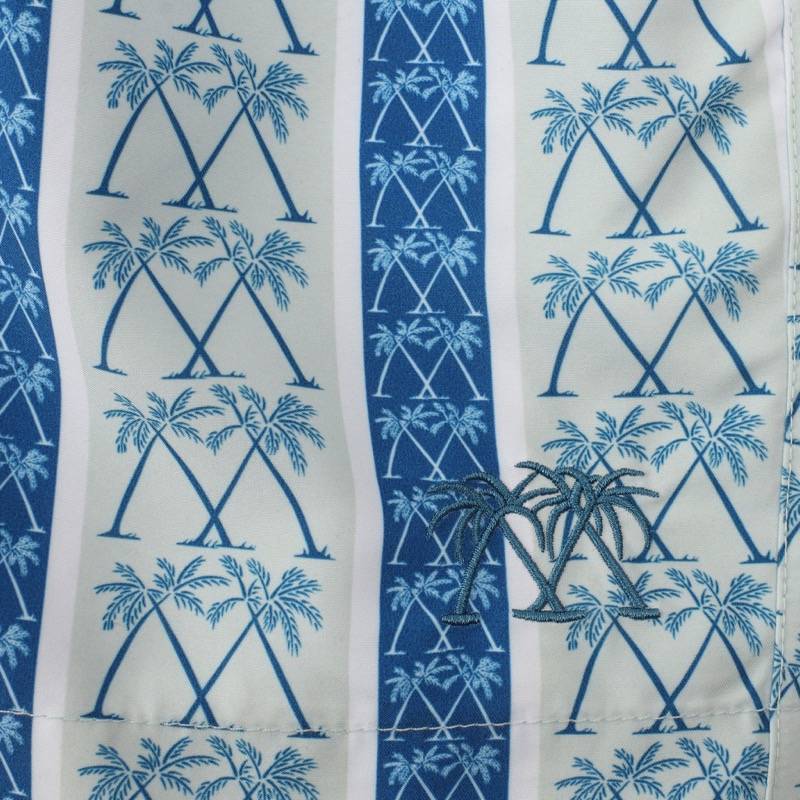 HERREN Badehose Mit Streifen In Blau