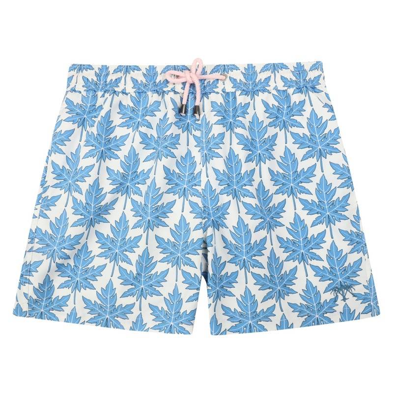 HERREN Badehose Papaya blau