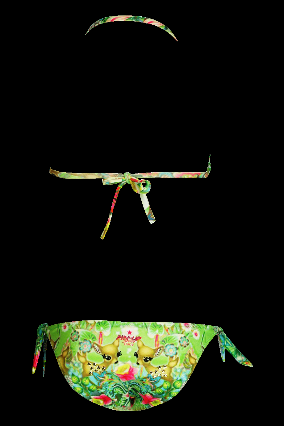 KINDER Baby Bikini Bambi In Grün