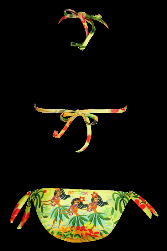 KINDER Baby Bikini Hula In Gelb