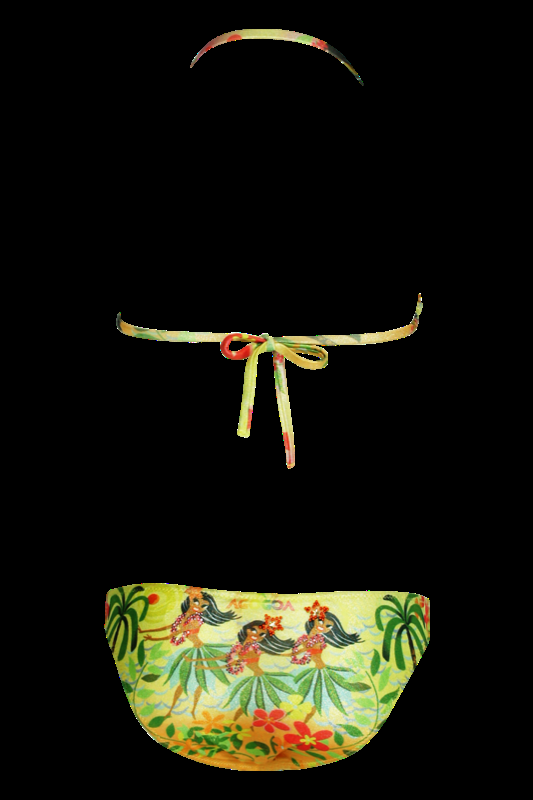 KINDER Baby Bikini Hula In Gelb