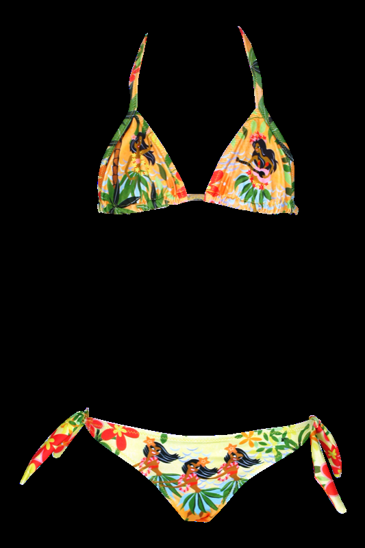 KINDER Baby Bikini Hula in gelb