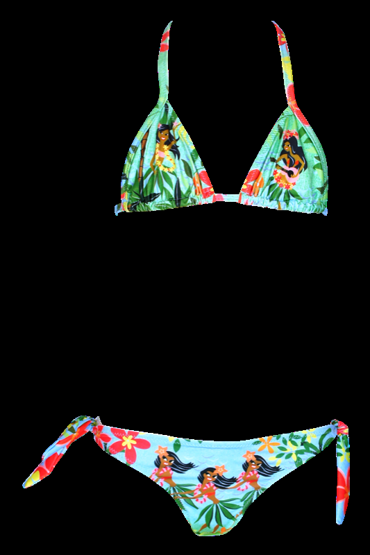 KINDER Baby Bikini Hula in grün