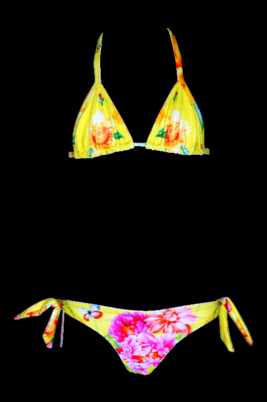 KINDER Baby Bikini Pavone in gelb