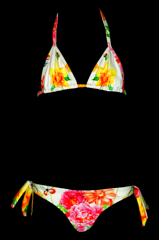 KINDER Baby Bikini Pavone in weiß