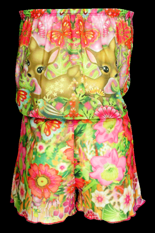 KINDER Baby Jumpsuit Bambi In Pink