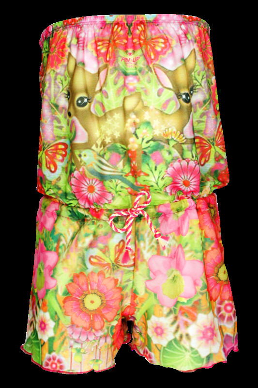 KINDER Baby Jumpsuit Bambi in pink