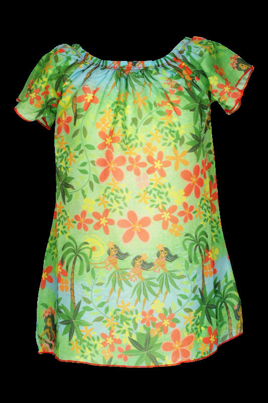 KINDER Baby Kleid Hula in grün