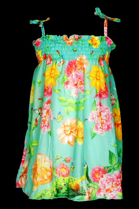 KINDER Baby Kleid Pavone in türkis