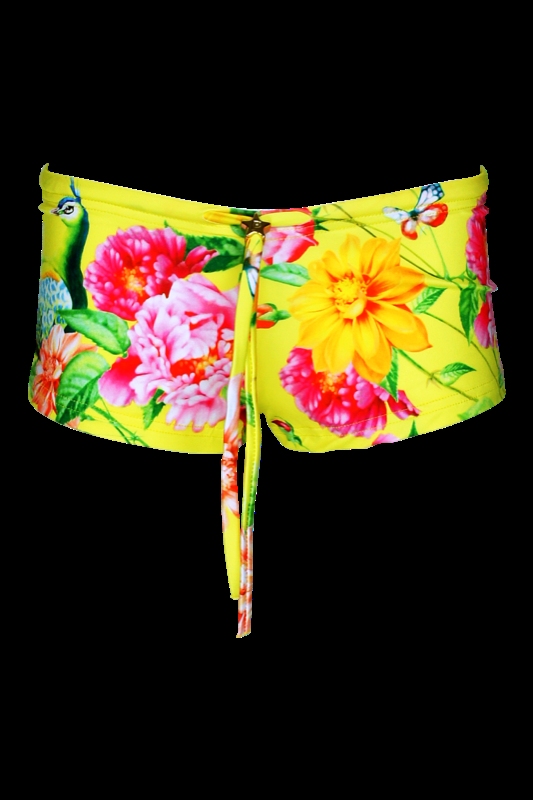 KINDER Baby Short Pavone in gelb