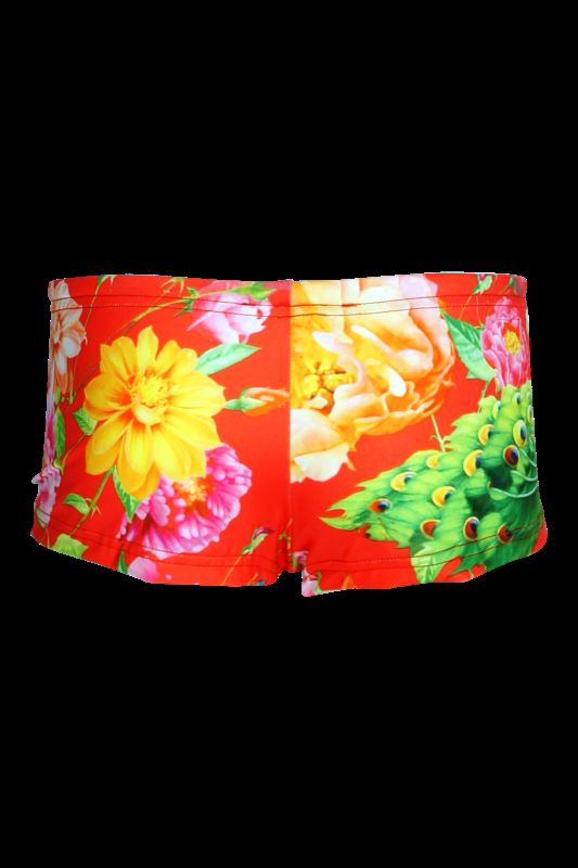 KINDER Baby Short Pavone In Rot