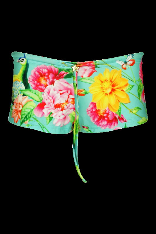 KINDER Baby Short Pavone in türkis