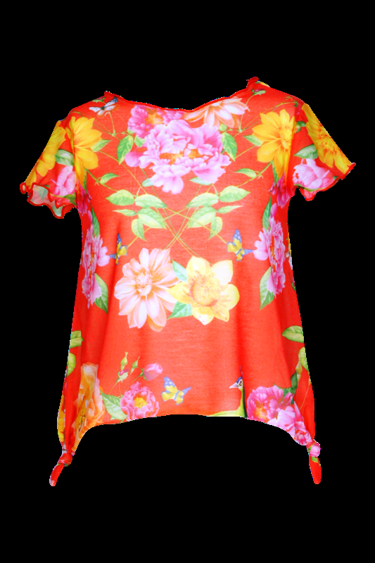 KINDER Baby T-Shirt Pavone in rot