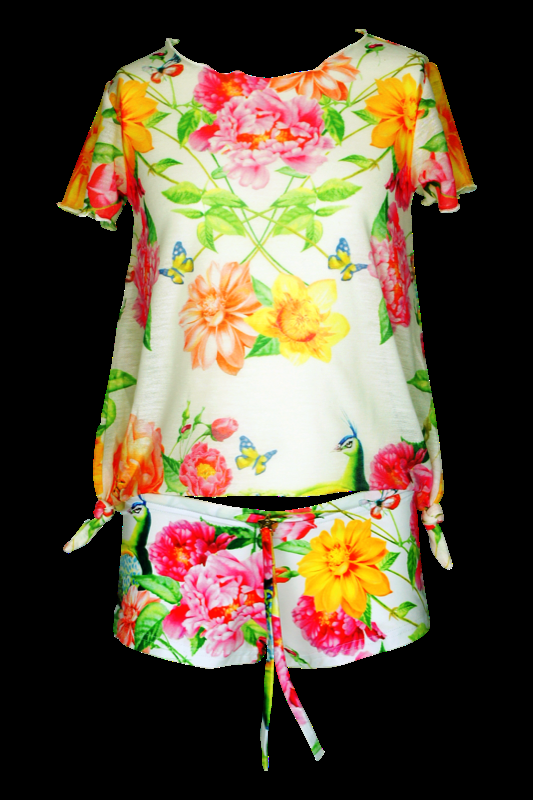 KINDER Baby T-Shirt Pavone In Weiß