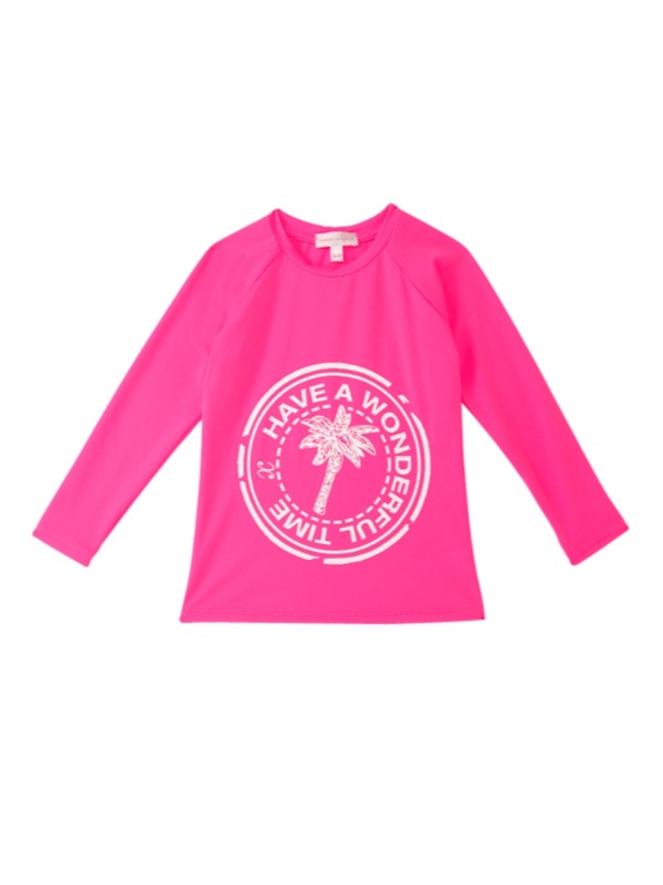 KINDER Girls Clara Swim Shirt Pink