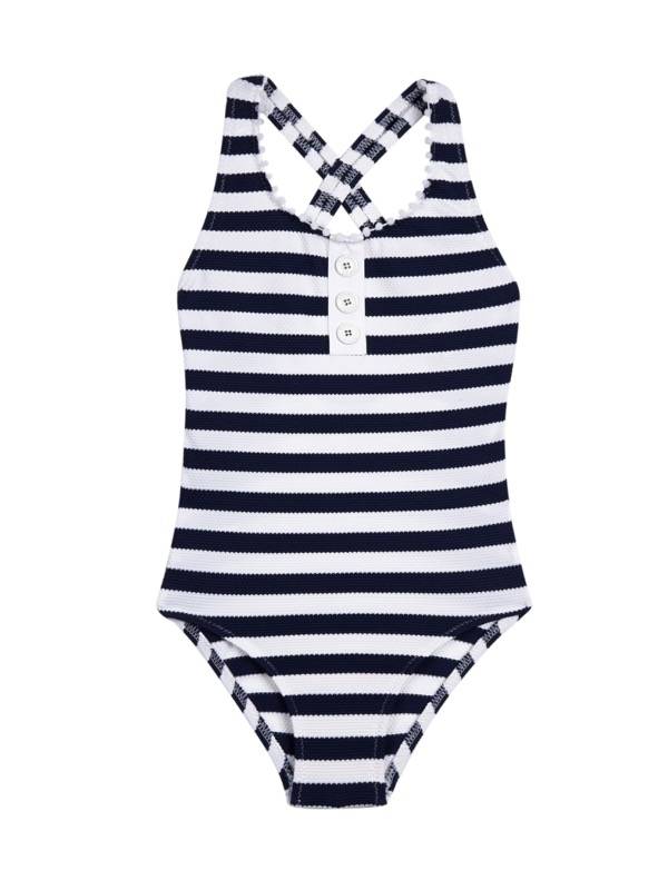 KINDER Girls Lilly& Poppy Badeanzug Blue/White