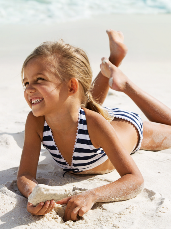 KINDER Girls Lilly& Poppy Bikini Blue/White