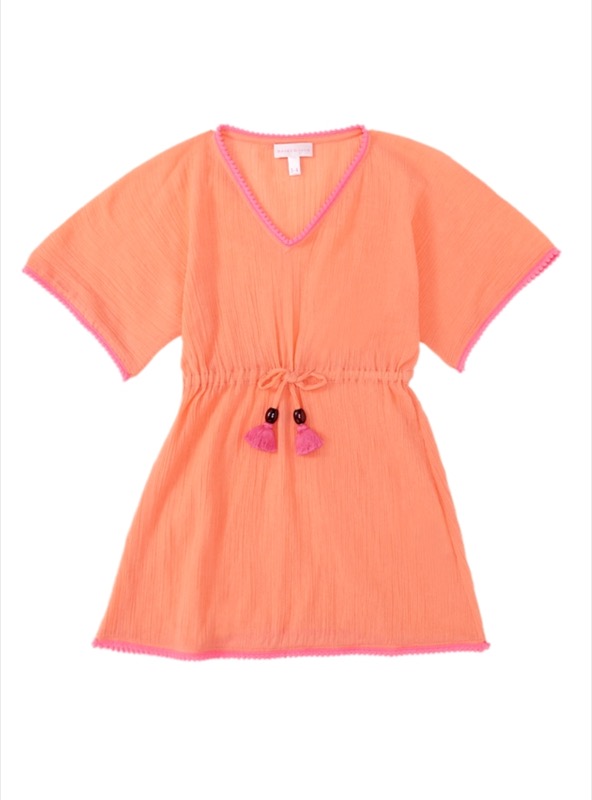 KINDER Girls Lilly& Poppy Kaftan Coral