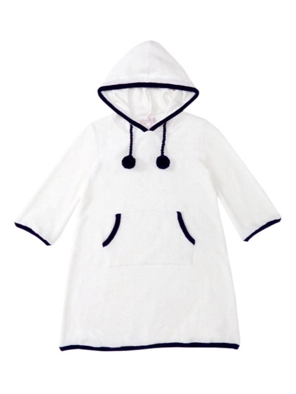 KINDER Girls Nantucket Kapuzenkleid White