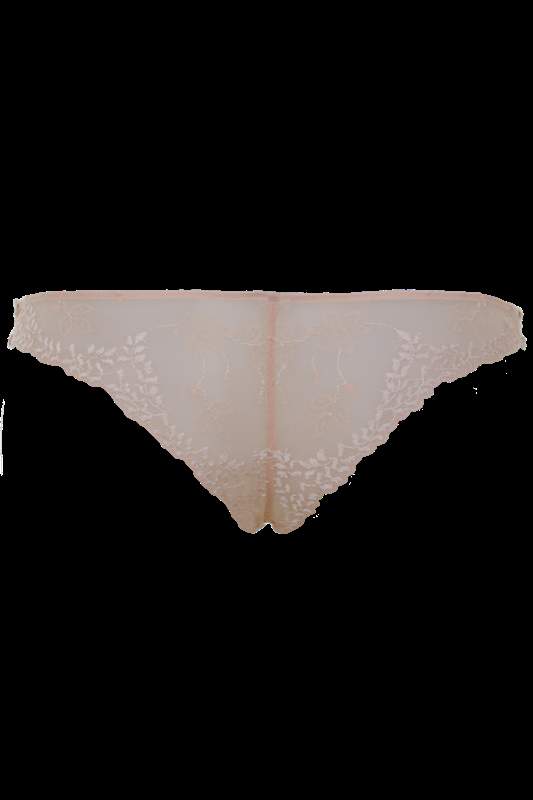 LINGERIE Acapulco String Aus Spitze In Puder