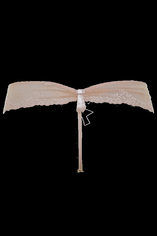 LINGERIE Amalfi G-String Aus Spitze In Puder
