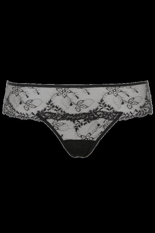LINGERIE Amalfi G-String aus Spitze in Schwarz