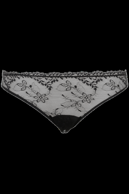 LINGERIE Atlanta Slip aus Spitze in Schwarz