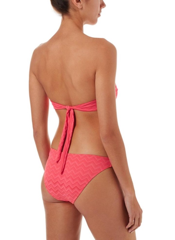 NEUHEITEN Martinique Padded Bandeau Bikini Coral Wave