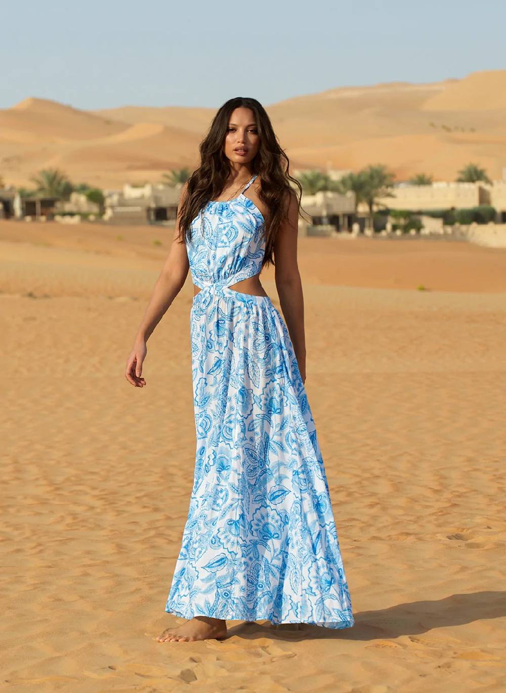 NEUHEITEN Arabella Maxikleid Ceramic