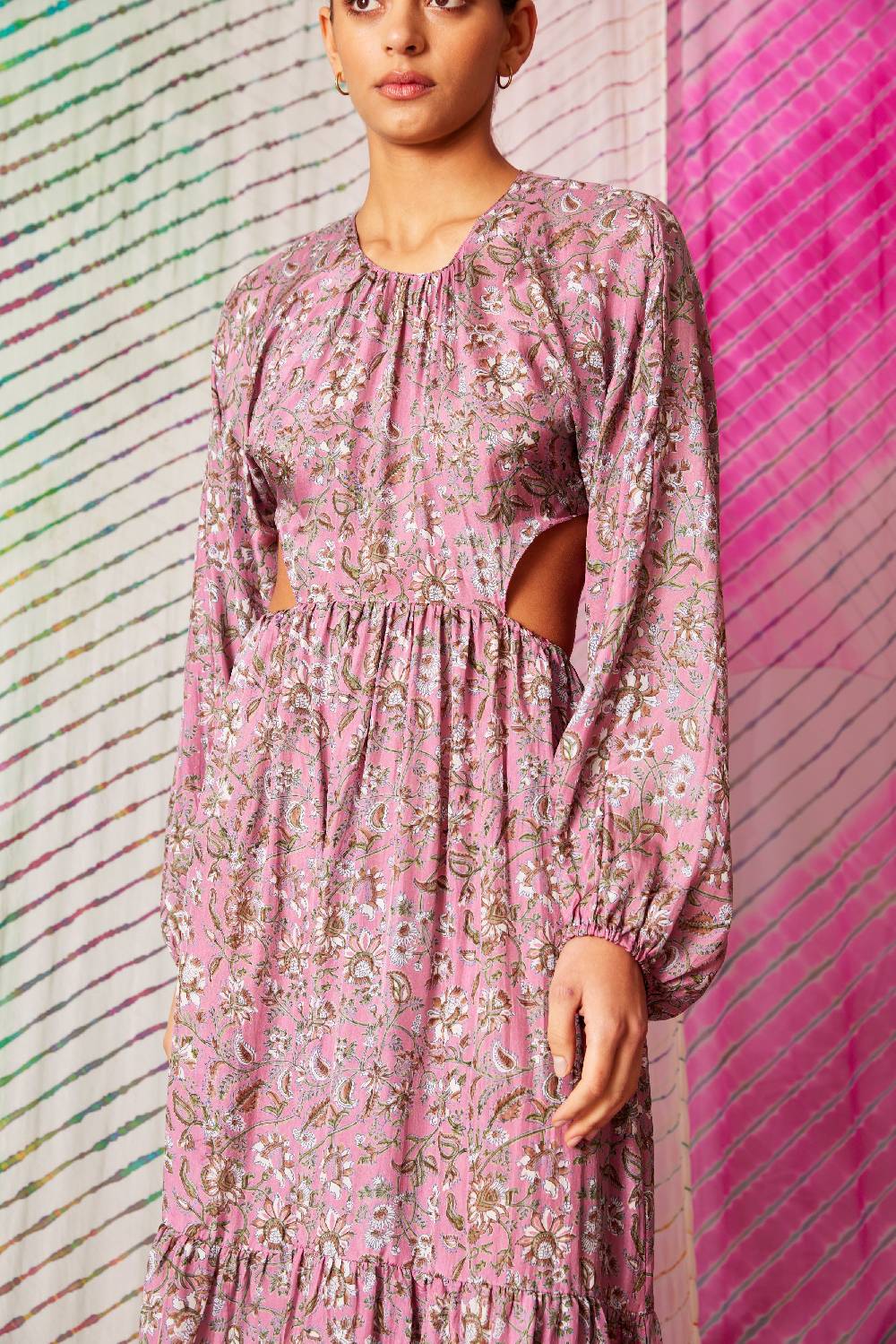 NEUHEITEN Carmen Kleid Pink Lily