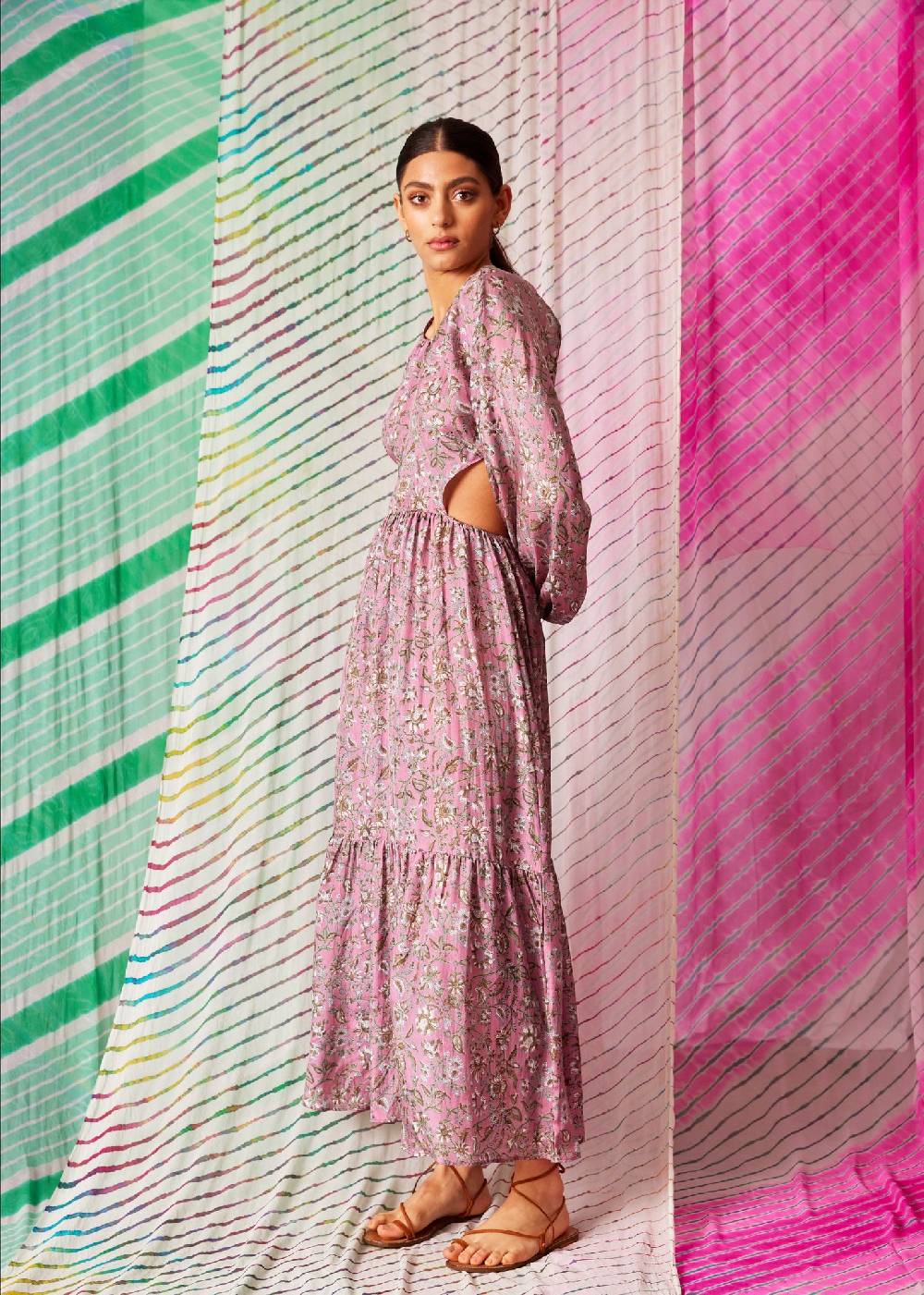 NEUHEITEN Carmen Kleid Pink Lily