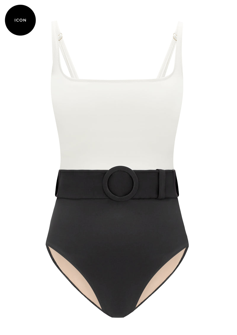 NEUHEITEN Cassandra Badeanzug Black/Creme