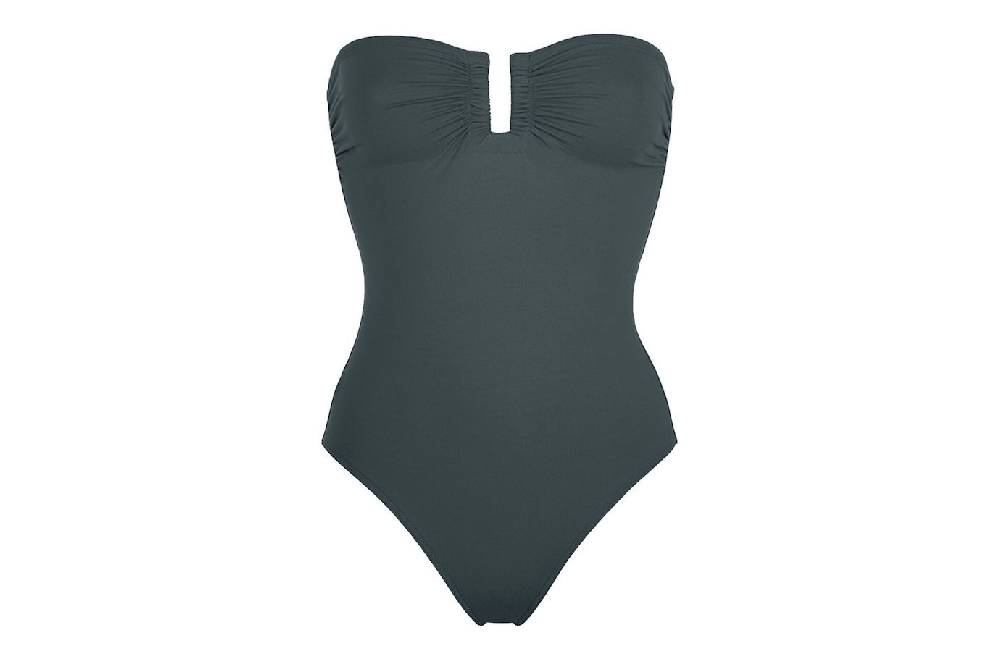 NEUHEITEN Cassiopee Bandeau Badeanzug Sauge