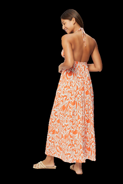 NEUHEITEN Coral Gardens Triangel Maxikleid