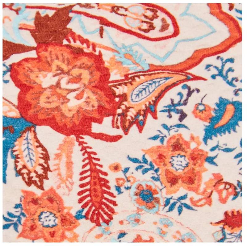 NEUHEITEN Coral Paisley Midikleid