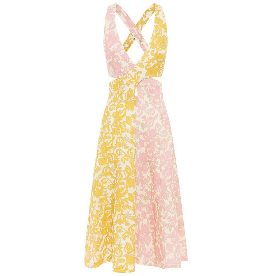 NEUHEITEN Folk Spliced Athena Kleid