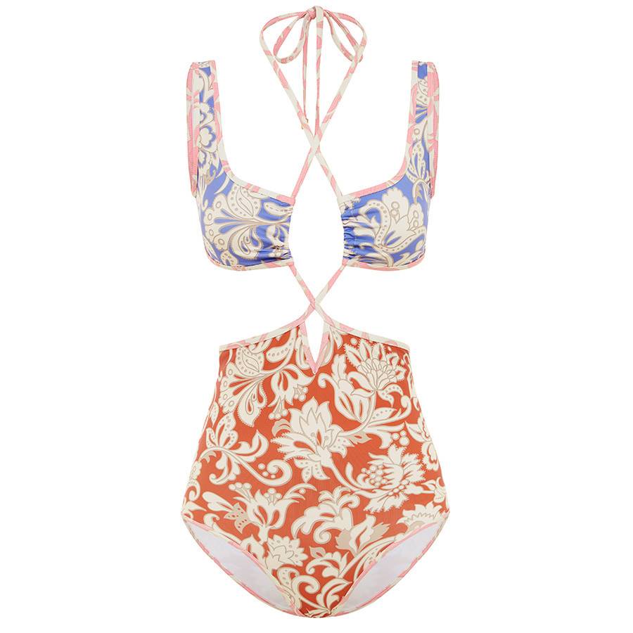 NEUHEITEN Folk Spliced Badeanzug