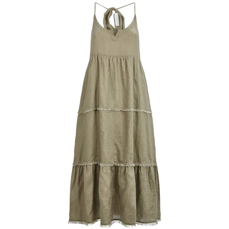 NEUHEITEN Gestuftes Kleid Olive